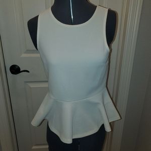 H&M Dress top white cream S